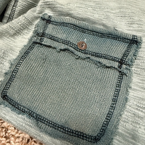 POL Women’s Distressed Button Down - Picture 6 of 7